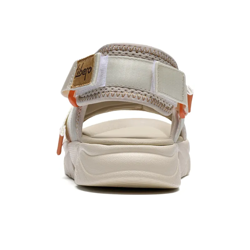 Kappa Jungle Lion Collection Beach Sandals Unisex Beige Yellow-4