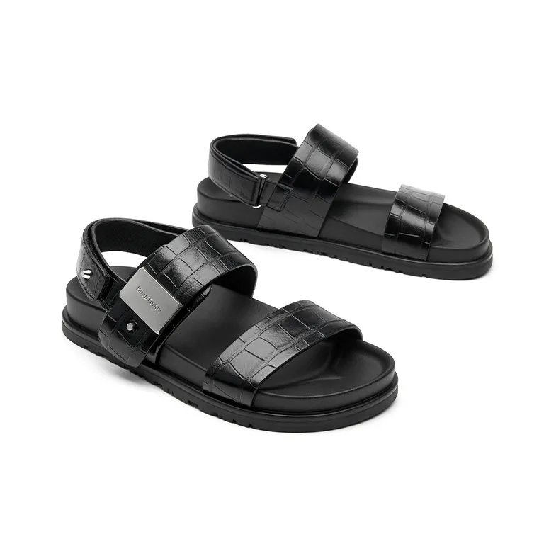 Beau Today Beach Sandals Women's Black-3