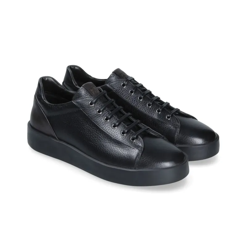 FRANCESCHETTI Low-Top Skateboard Shoes Men's Black-2