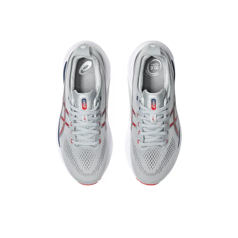 Asics Gel Kayano 31 Piedmont Grey Fiery Red-2