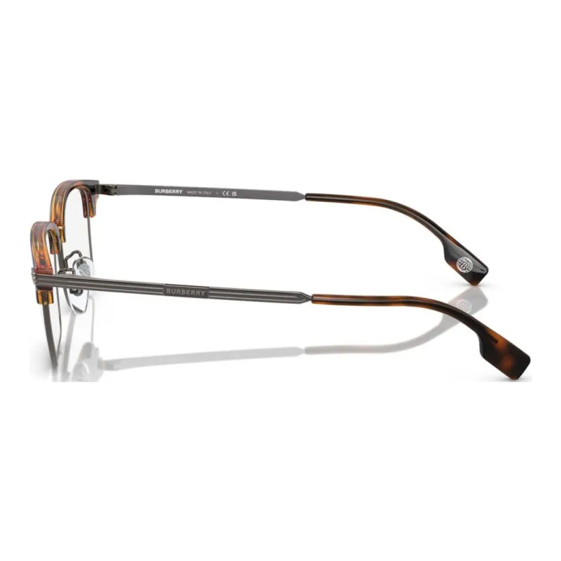 Burberry Metal Acetate Browline Eyeglass Frames Men's Tortoiseshell-2