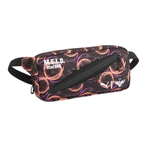 PUMA LAMELO Collaboration Polyester Shoulder Bag Crossbody Bag Women's Black
