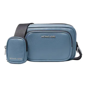 MICHAEL KORS MK Cooper Cow Leather Camera Bag Coin Purse Shoulder Bag Crossbody Bag Men's Blue