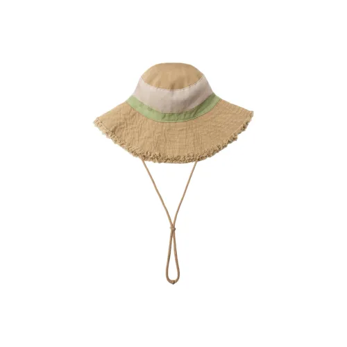 ZARA Cotton Bucket Hats Women's Khaki