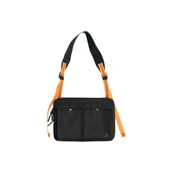 DOSRFINI Nylon Handheld Crossbody Bag Men's Black