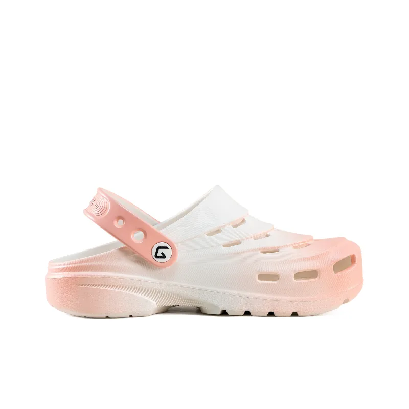 GOTO Classic Color Blocking Rendering Clogs Unisex Cherry Blossom Pink-1