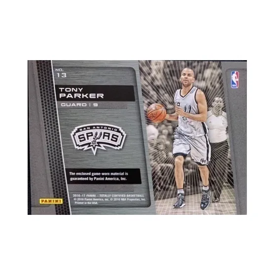 PANINI NBA Player Character Panini Tony Parker Player Card, Card Product Access Sports Cards 1 Pc-1