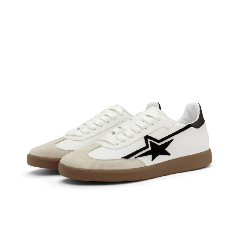 PENTAGONAL HEART Satoshi Star Series Skateboard Shoes Unisex Low Top Black-2