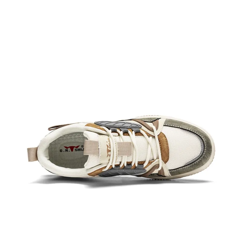 G.N.SHIJIA Lightweight Low Top Skateboard Shoes Men's Vintage-3