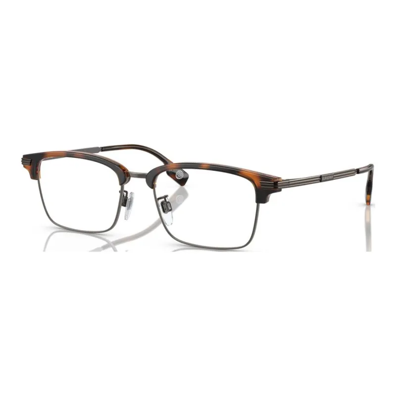 Burberry Metal Acetate Browline Eyeglass Frames Men's Tortoiseshell-0