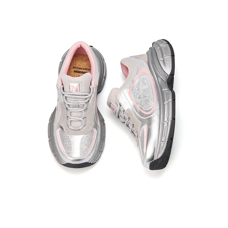 Joy&Mario Height Increasing Low-Top Chunky Sneakers Women's-11