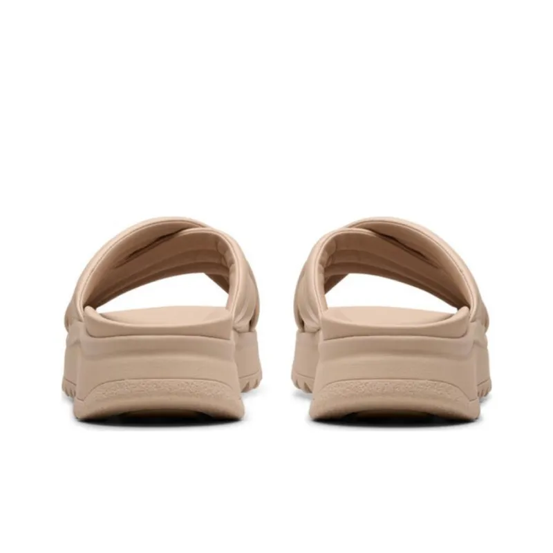 Clarks EVA Abrasion Resistant Slide Slippers Women's Light Khaki-4