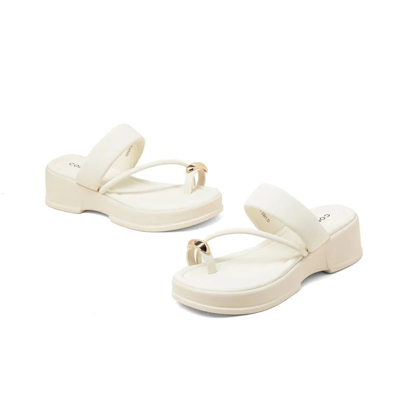 COMELY PU Polyurethane Slide Slippers Women's-3
