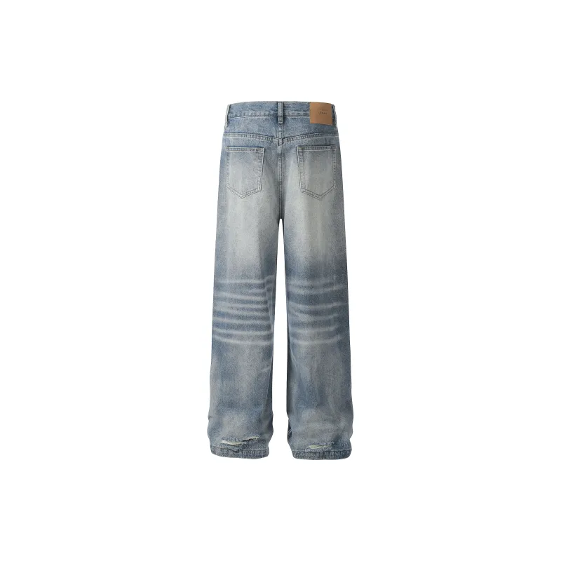 GBXM Jeans Unisex Washed Blue-2