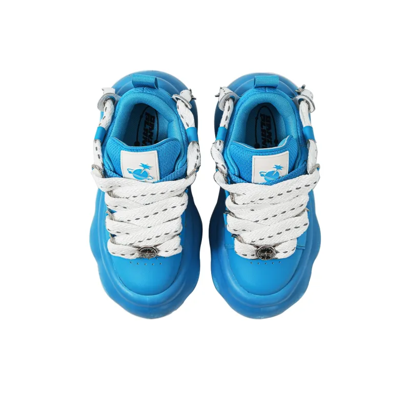 OmniPlanet Cushioning Balance Lightweight Height Increasing Low Top Casual Shoes Unisex Blue-4