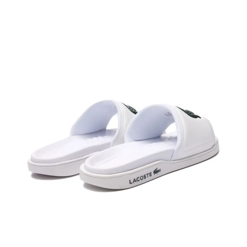 LACOSTE Slide Slippers Women's White-2