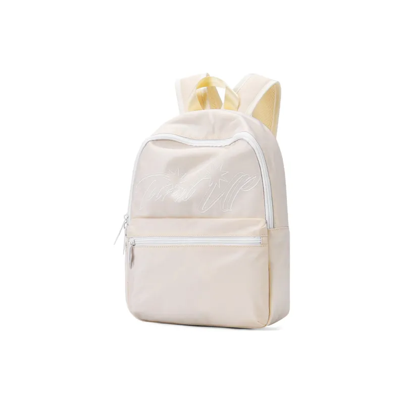TURN UP Water repellent Nylon Backpack Regular Unisex Ecru-1