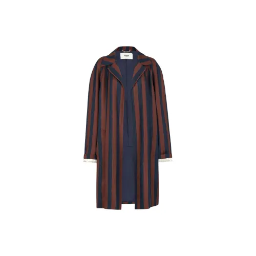 FENDI Trench Coats Women's Brown