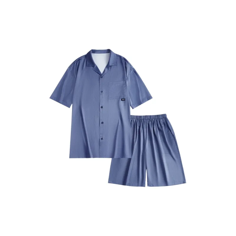 Peninsula City Pajama Set Men's Blue Twilight-0