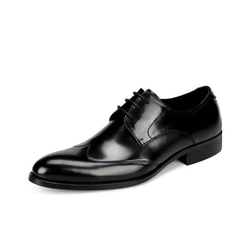 ASTON M.JAZZ Dress Shoes Men Low Top Black/Burgundy-0