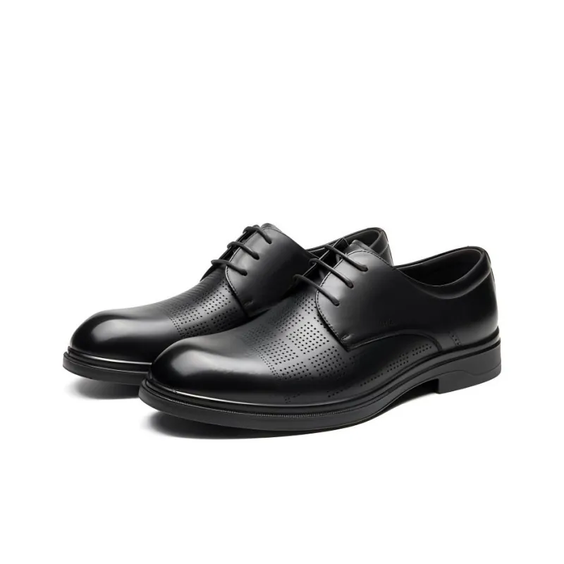 AOKANG Dress Shoes Men Low Top None-2