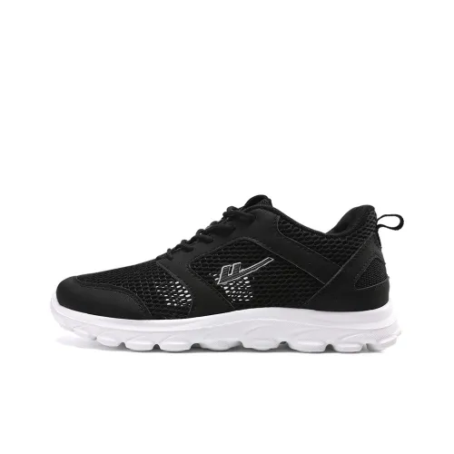 WARRIOR Running Shoes Men Low Top Black/Gray/Blue