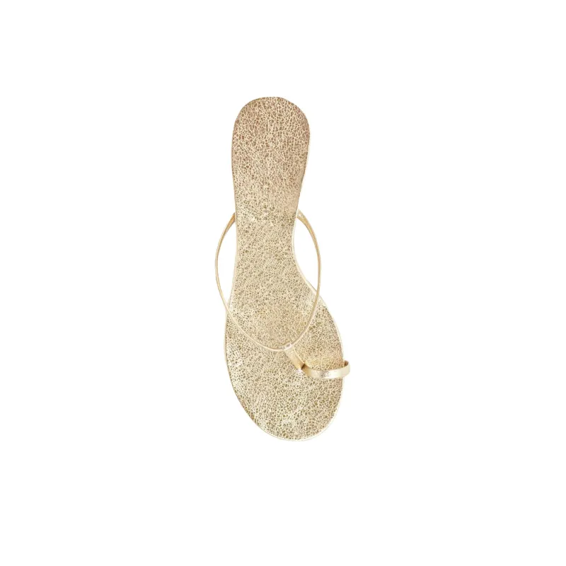 STUDIO AMELIA Flip Flops 5cm Women's Gold-3