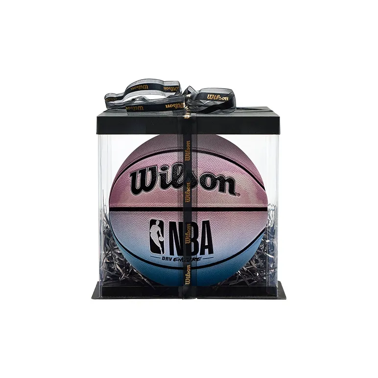 Wilson NBA PU Basketball Pink Blue Size 7 Ball Training Unisex-5
