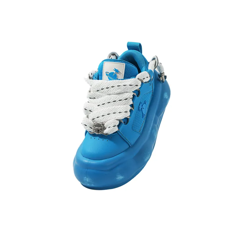 OmniPlanet Cushioning Balance Lightweight Height Increasing Low Top Casual Shoes Unisex Blue-5