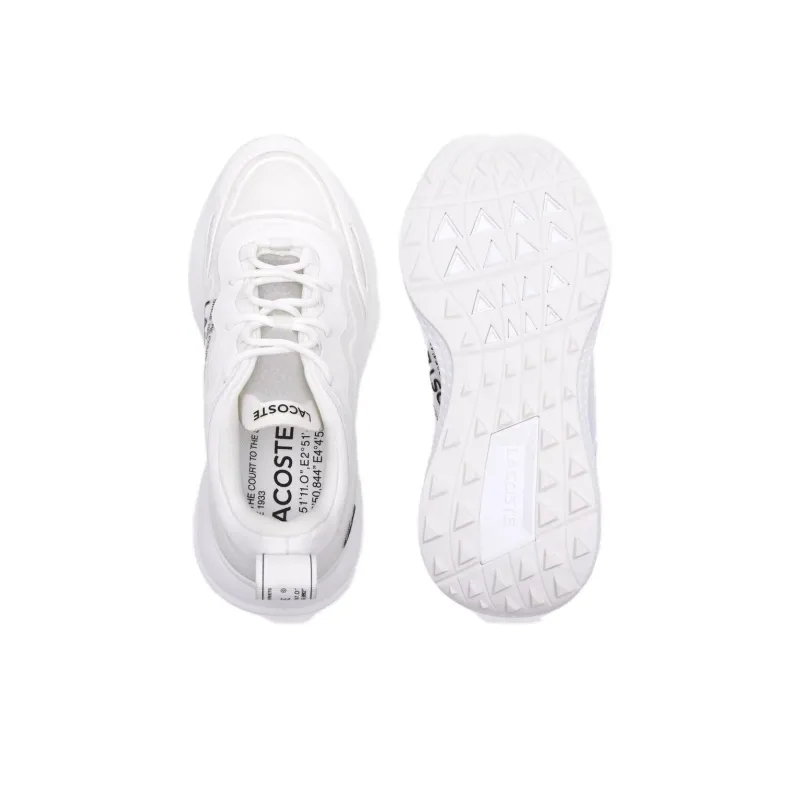LACOSTE Active 4851 Anti Slip Wear Resistant Low Top Casual Shoes Women's White-4