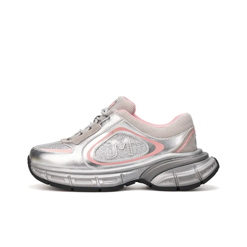 Joy&Mario Height Increasing Low-Top Chunky Sneakers Women's-8