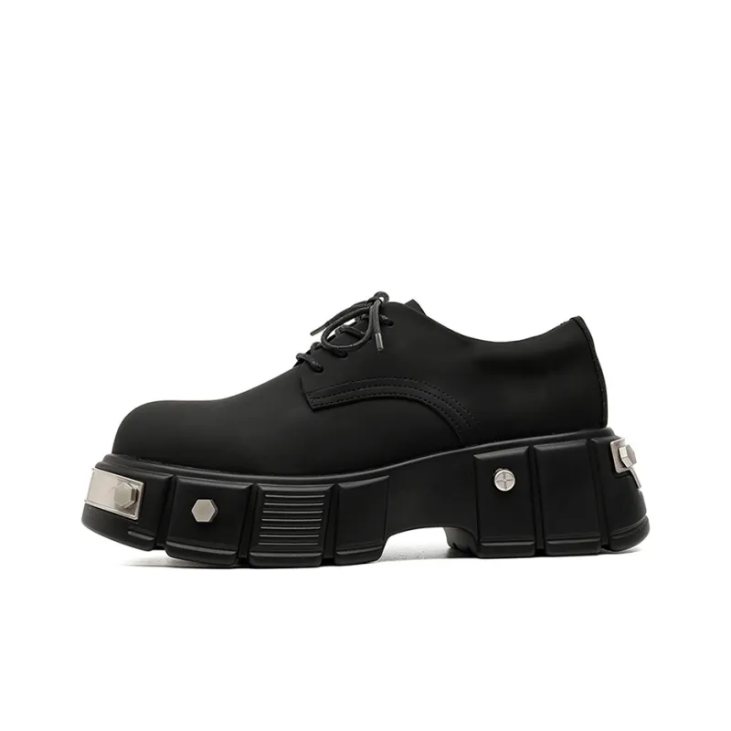 Zuogedu Derby Shoes Casual Shoes Men's Black-0