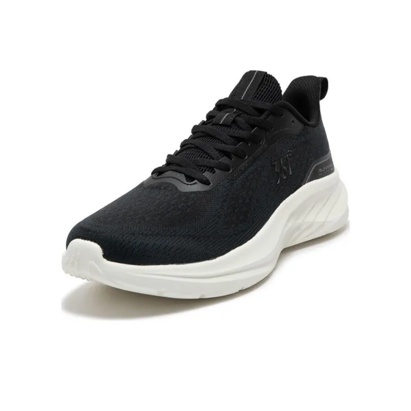 361° Durable Breathable Low Top Running Shoes Men's Black-1