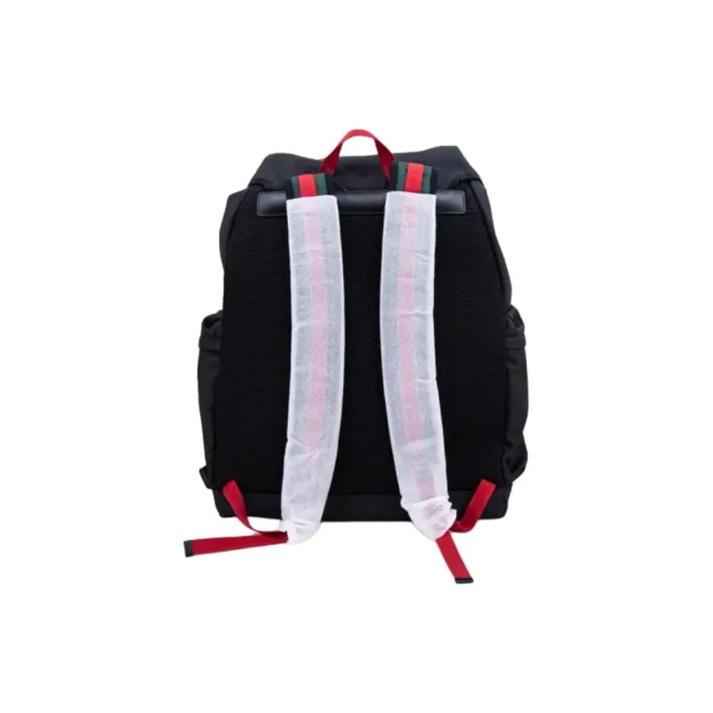 GUCCI Canvas Backpack Men's Black-2