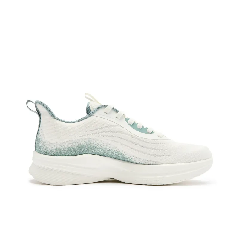 QIAODAN Light LITE Cushioning, Slip Resistant, And Abrasion Resistant Low Top Running Shoes Men's Mountain Shadow Green-1