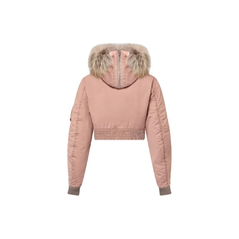 LOUIS VUITTON Hooded Cropped Utility Bomber Jacket-1