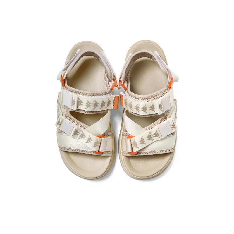 Kappa Jungle Lion Collection Beach Sandals Unisex Beige Yellow-3
