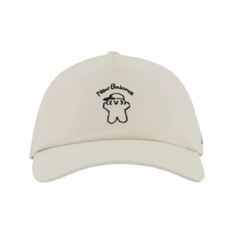 New Balance Polyamide Baseball Caps Unisex Black/White-3
