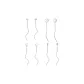 Five-Pointed Star Drop Earrings Clothing Sets