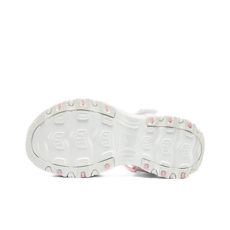 Skechers D'LITES Series Children's Sandals White Pink Teenagers-4