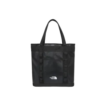 THE NORTH FACE Polyester Camping Bag Travel Bag Shoulder Bag Tote Handbag Medium Size Unisex Black