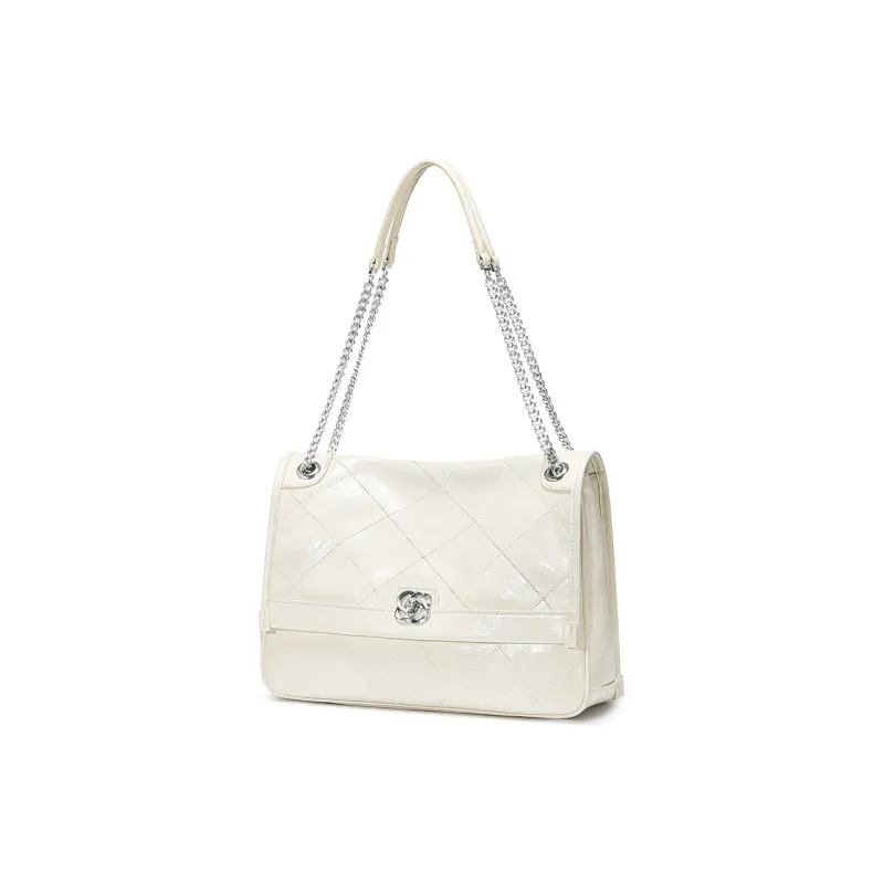 JUST STAR Synthetic Leather Crossbody Bags Shoulder Bags Women's Black/White/Blue-0