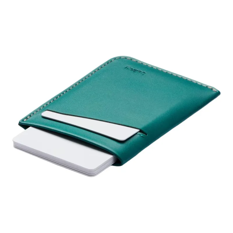 BELLROY Leather Card Holder Unisex Dark Cyan-3