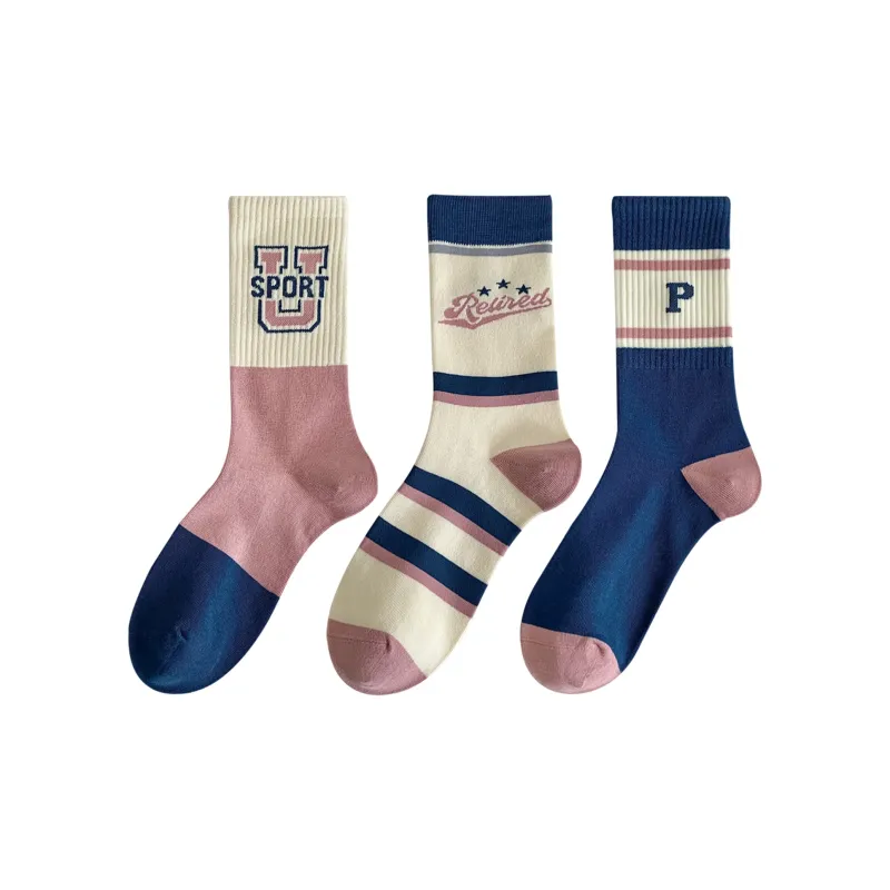 XXLLG Mid Calf Socks Women's 3 Pack-2
