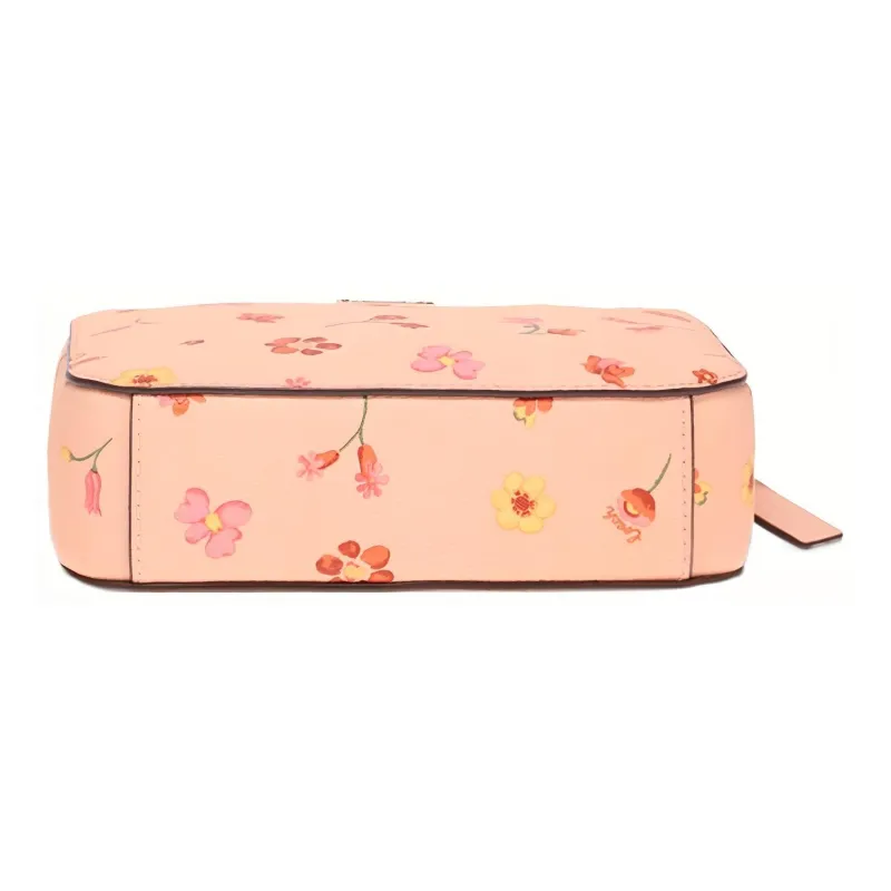 COACH Camera Leather Camera Bag, Shoulder Bag, Crossbody Bag Women's Peach Pink-5