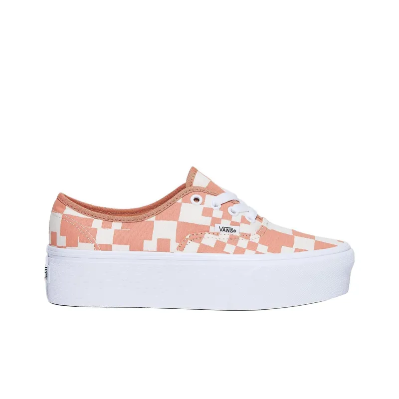 Vans Authentic Multi Check Stackform 'Brown White'-1