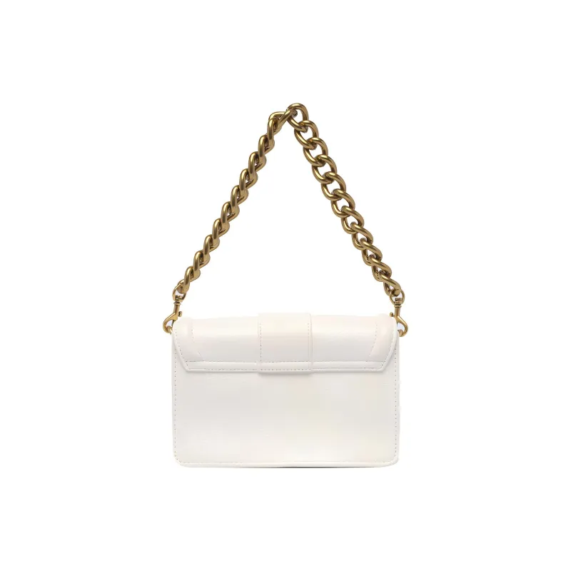 VERSACE JEANS COUTURE Polyurethane Portable Crossbody Bag, Shoulder Bag Women's White-3