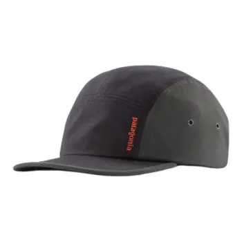 Patagonia Recycled Polyester Recycled Fishnet Baseball Caps Unisex Black/Gray