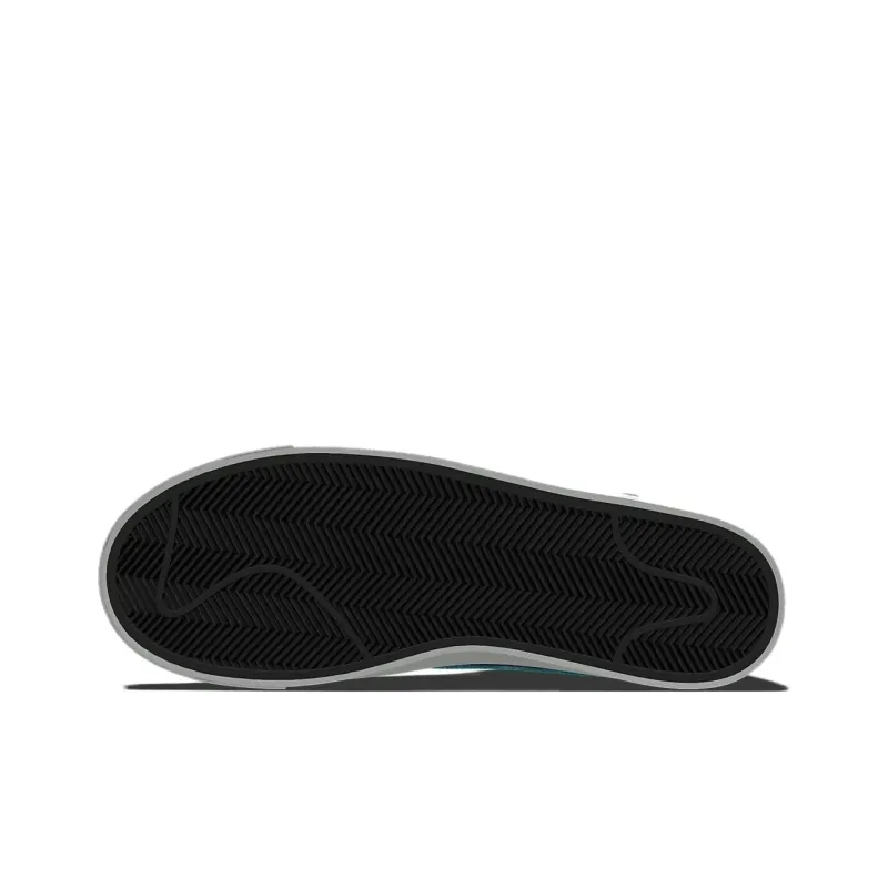 Nike Blazer Slip-Resistant Cushioning Wear-Resistant High-Top Skateboard Shoes Unisex Black Blue-4