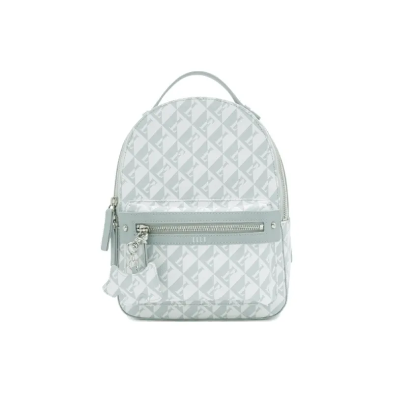 ELLE Synthetic Leather Backpack Medium Size Women's Multicolor-2